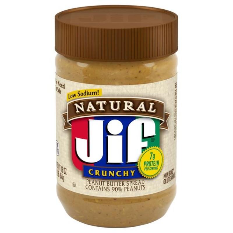 Jif Natural Crunchy Peanut Butter 16 oz