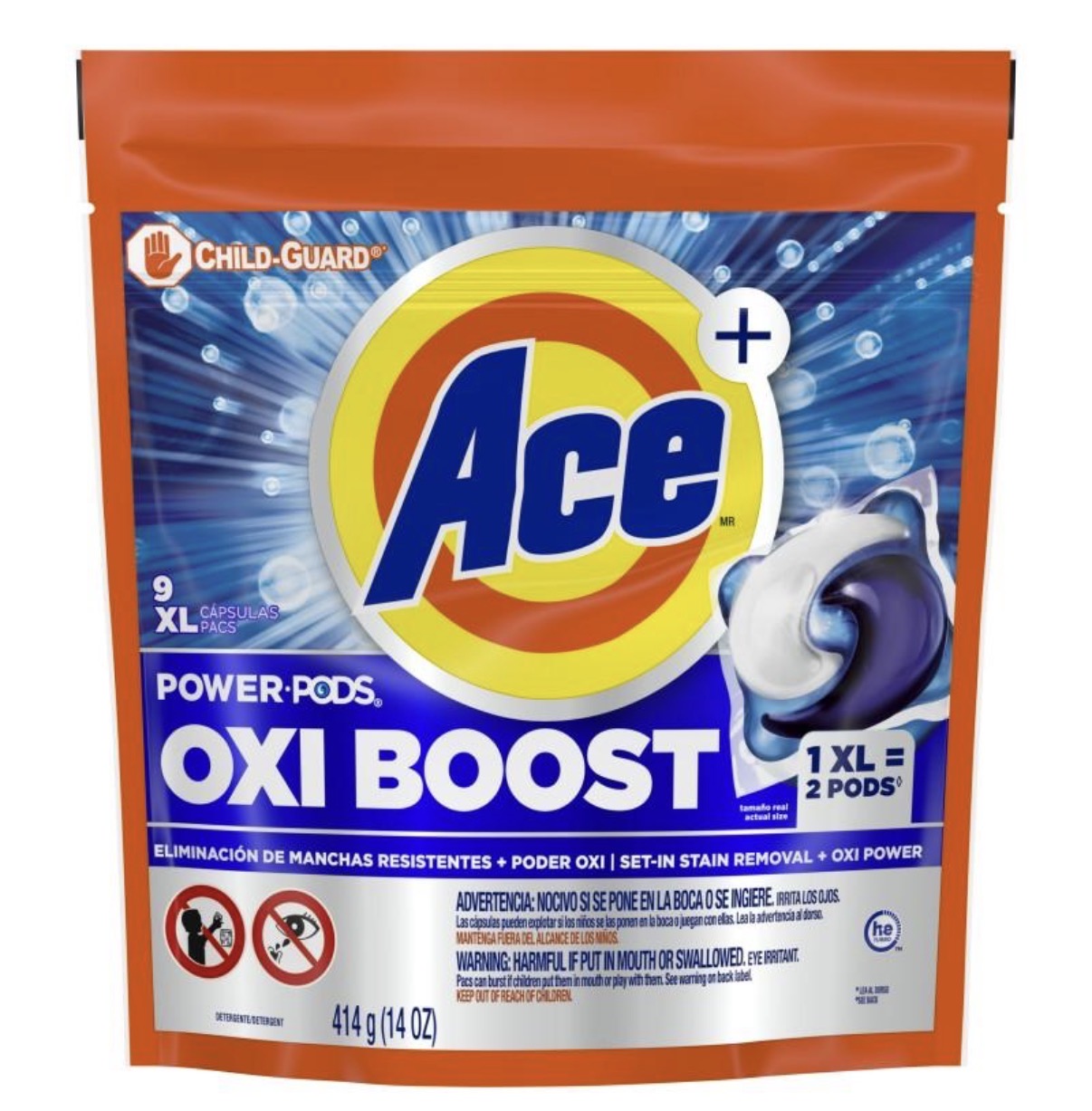 Ace Power Pods Oxi Boost 9 ct