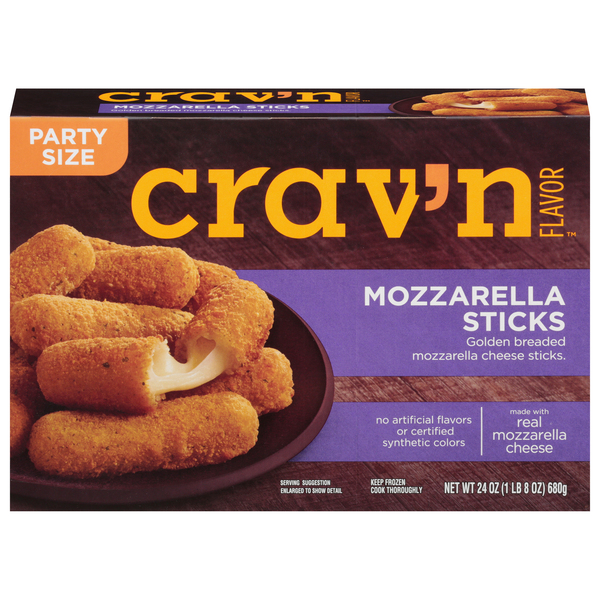 Crav’n Mozzarella Sticks 24 oz