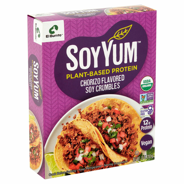 Soy Yum Plant-Based Protein Chorizo Flavored Soy Crumbles 10 oz