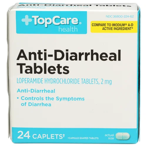 TopCare Health Anti-Diarrheal Tablets 24 ct
