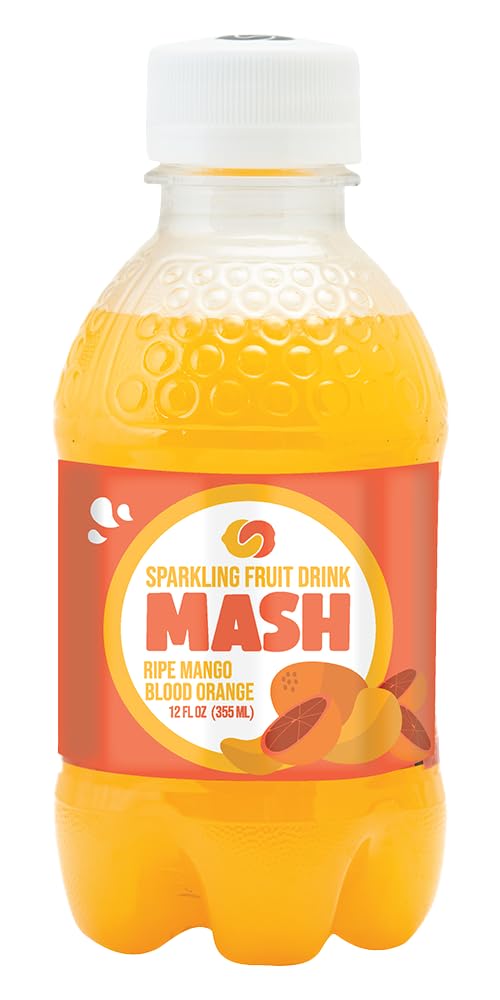 Sparkling Fruit Drink Mash Mango 16 oz