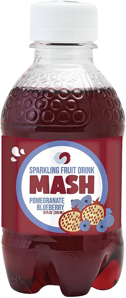 Sparkling Fruit Drink Mash Pomegranate 16 oz