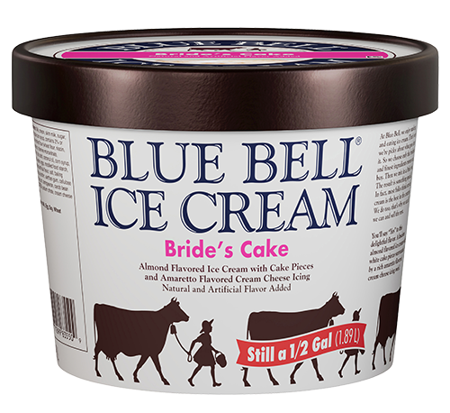 Blue Bell Ice Cream Bride’s Cake 1/2 Gal