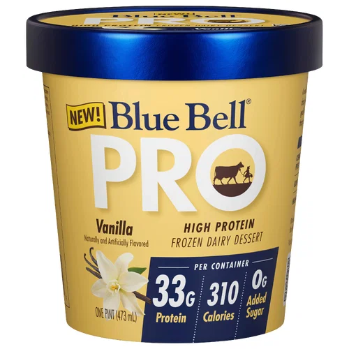 Blue Bell PRO Ice Cream Vanilla 16 oz