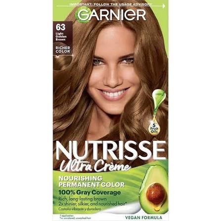 Garnier Nutrisse Permanent Color No. 63 Light Golden Brown 1 ct
