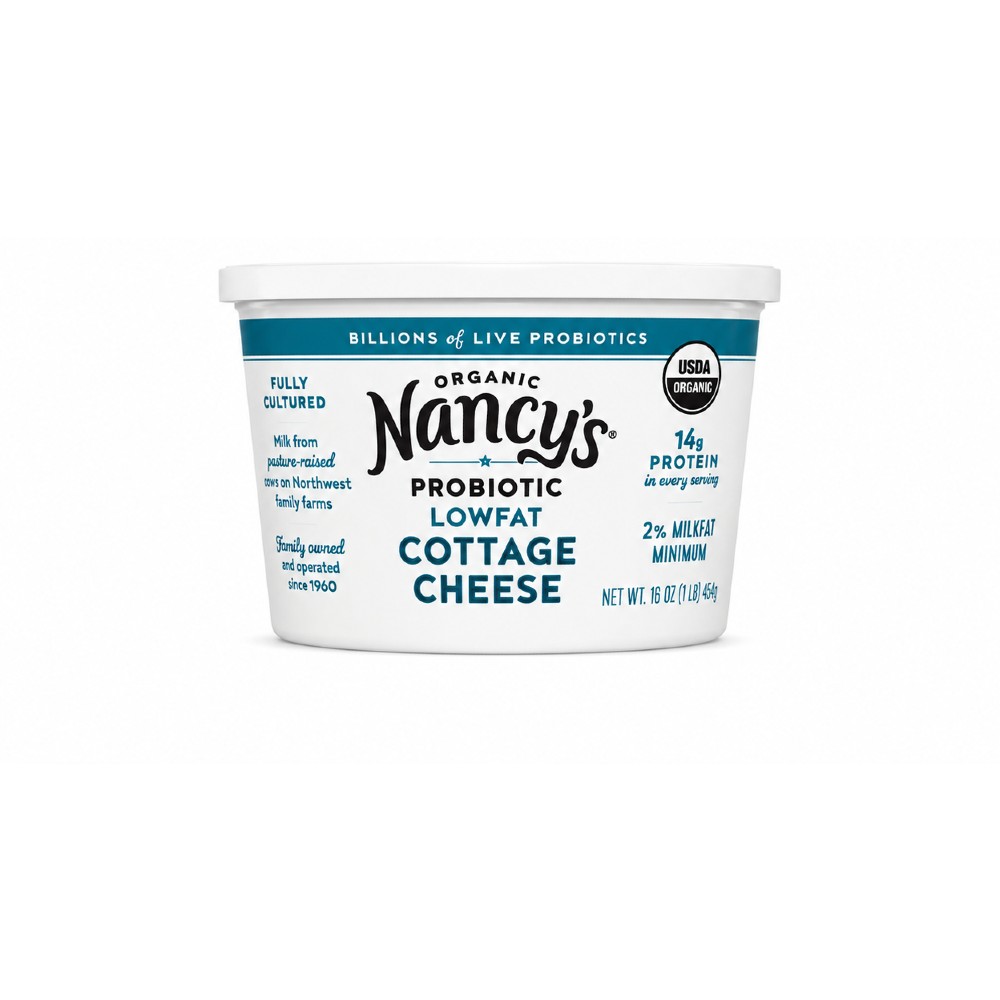 Organic Nancy's Probiotic Lowfat Cottage Cheese 16 oz
