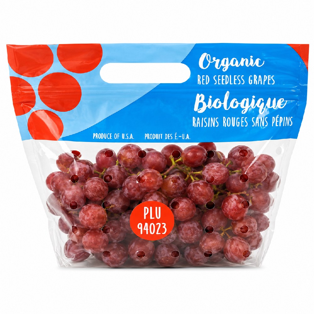 Organic Red Seedless Grapes
