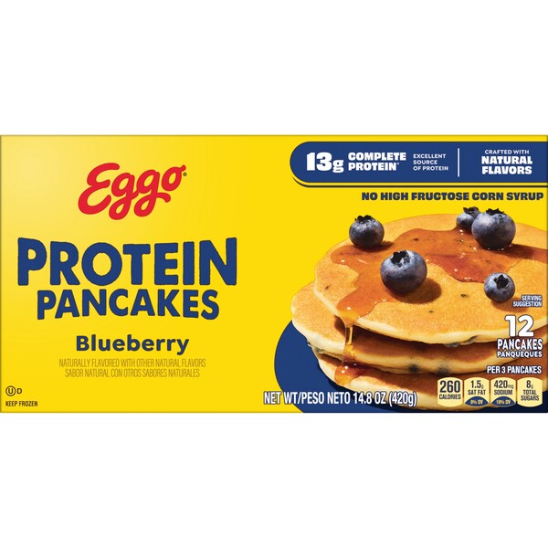 Eggo Protein Pancakes Blueberry 14.8 oz