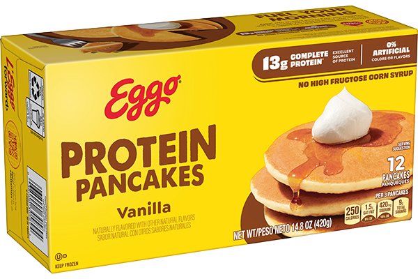 Eggo Protein Pancakes Vanilla 12 ct