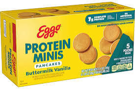 Eggo Protein Mini Pancakes Buttermilk Vanilla 8.4 oz