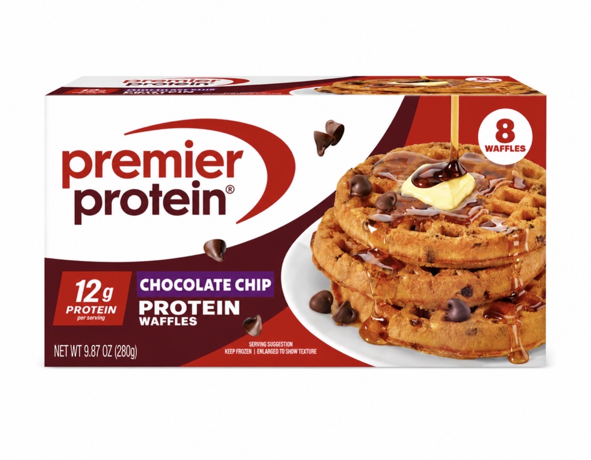 Premier Protein Chocolate Chip Protein Waffles 8 ct
