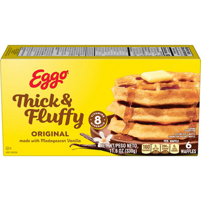 Eggo Thick & Fluffy Toast Original Waffles 11.6 oz
