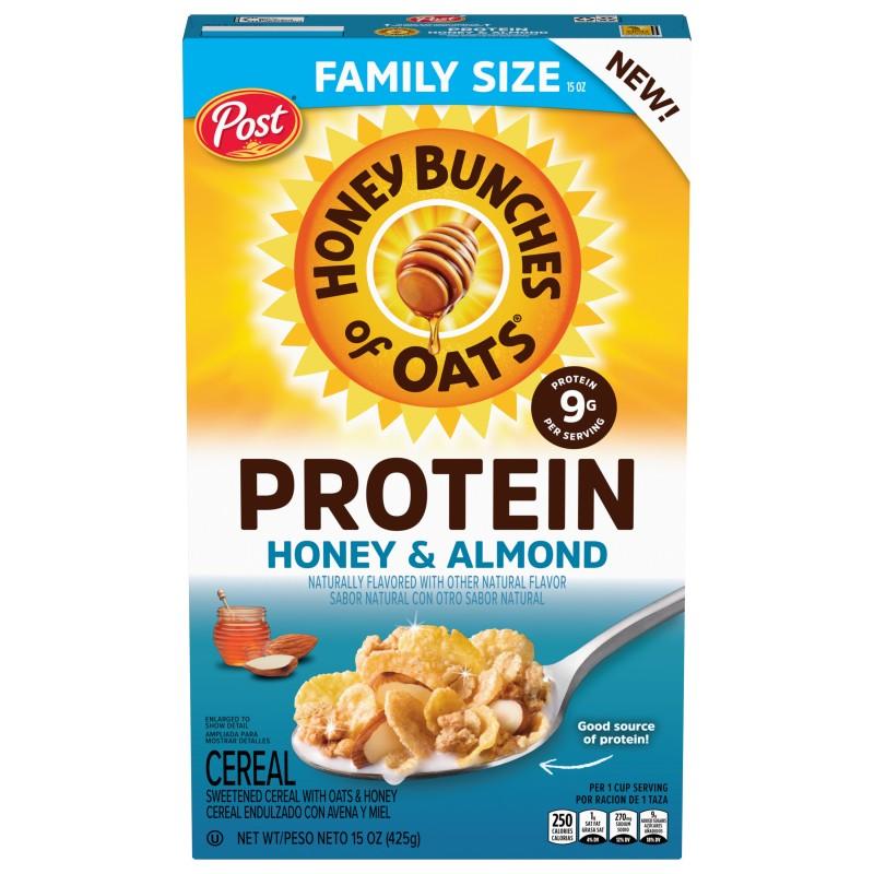 Post Honey Bunches Of Oats Protein Honey & Almond 15 oz