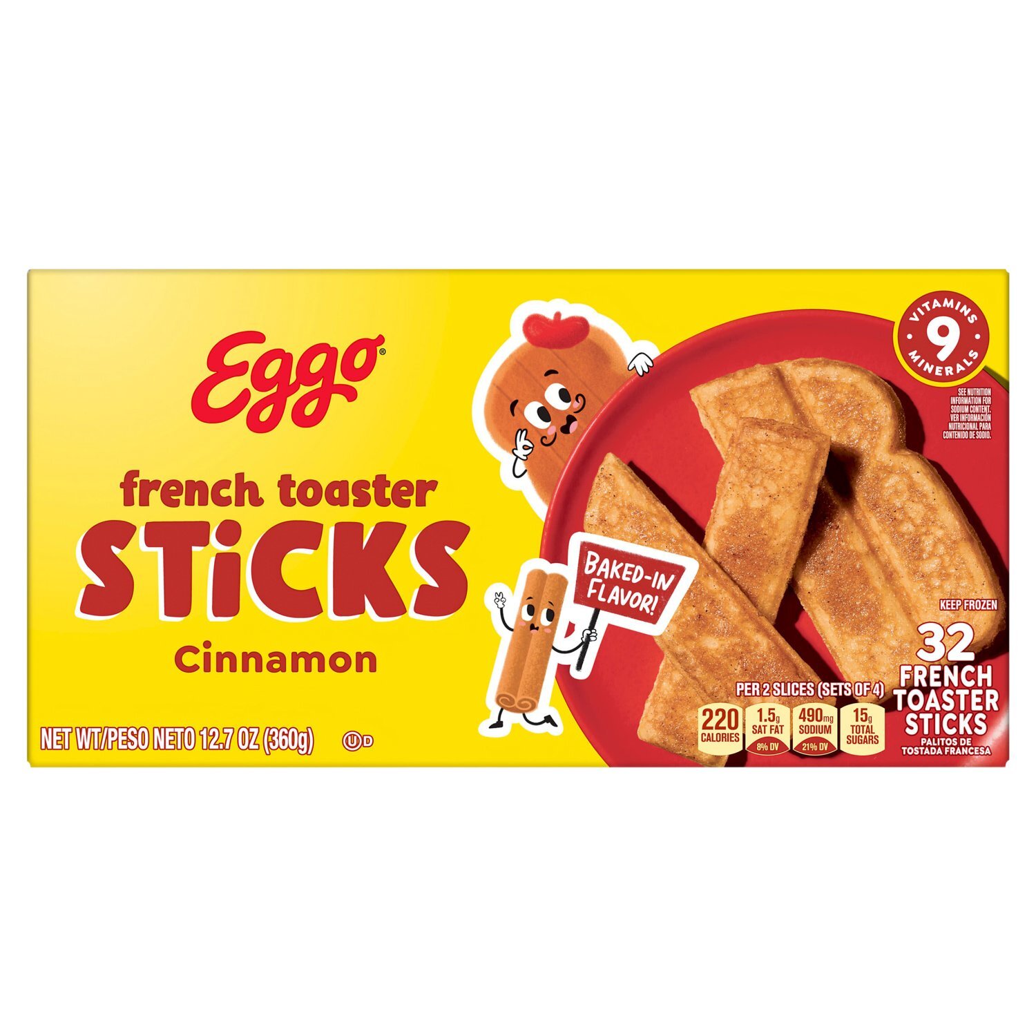 Eggo French Toaster Sticks Cinnamon 12.7 oz