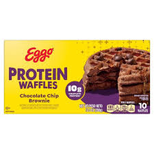 Eggo Protein Waffles Chocolate Chip Brownie 12.3 oz