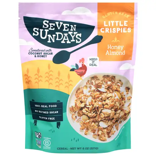 Seven Sundays Little Crispies Honey Almond 8 oz