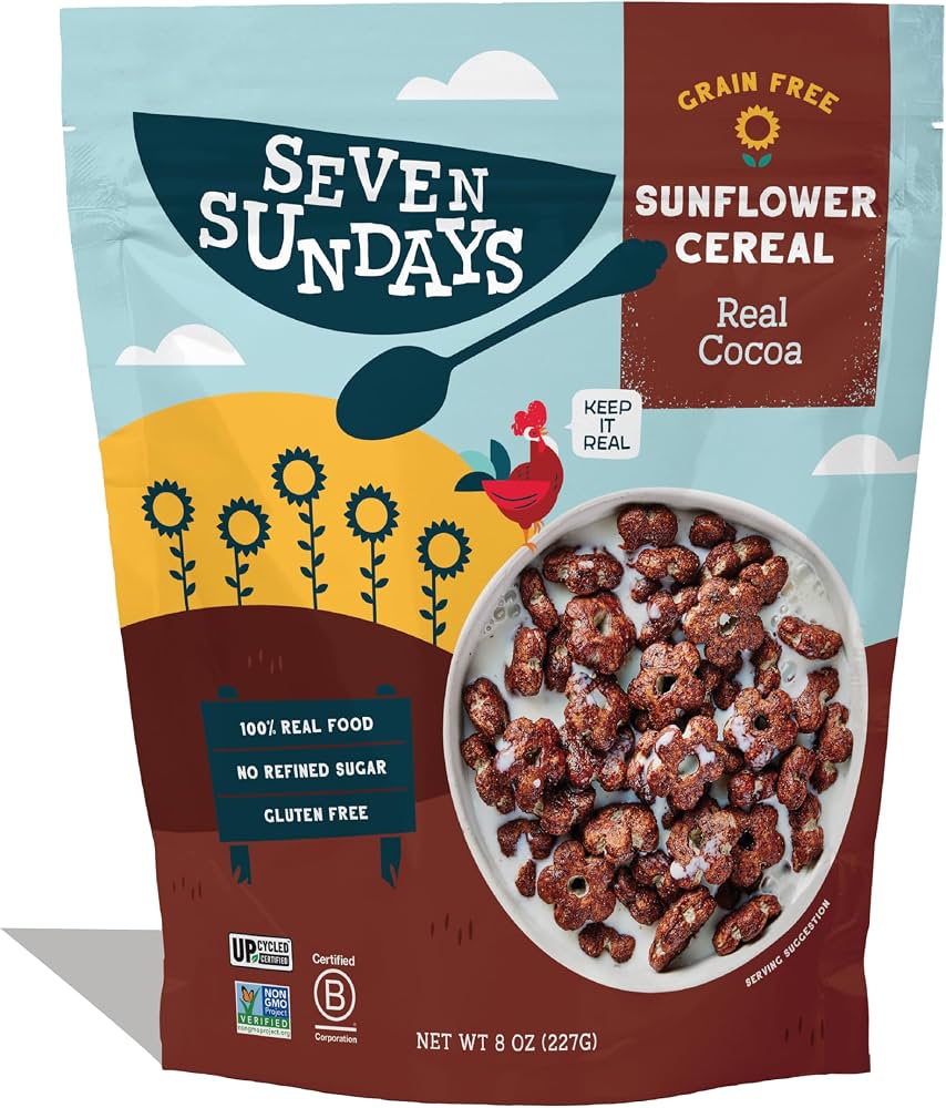 Seven Sundays Sunflower Cereal Real Cocoa 8 oz