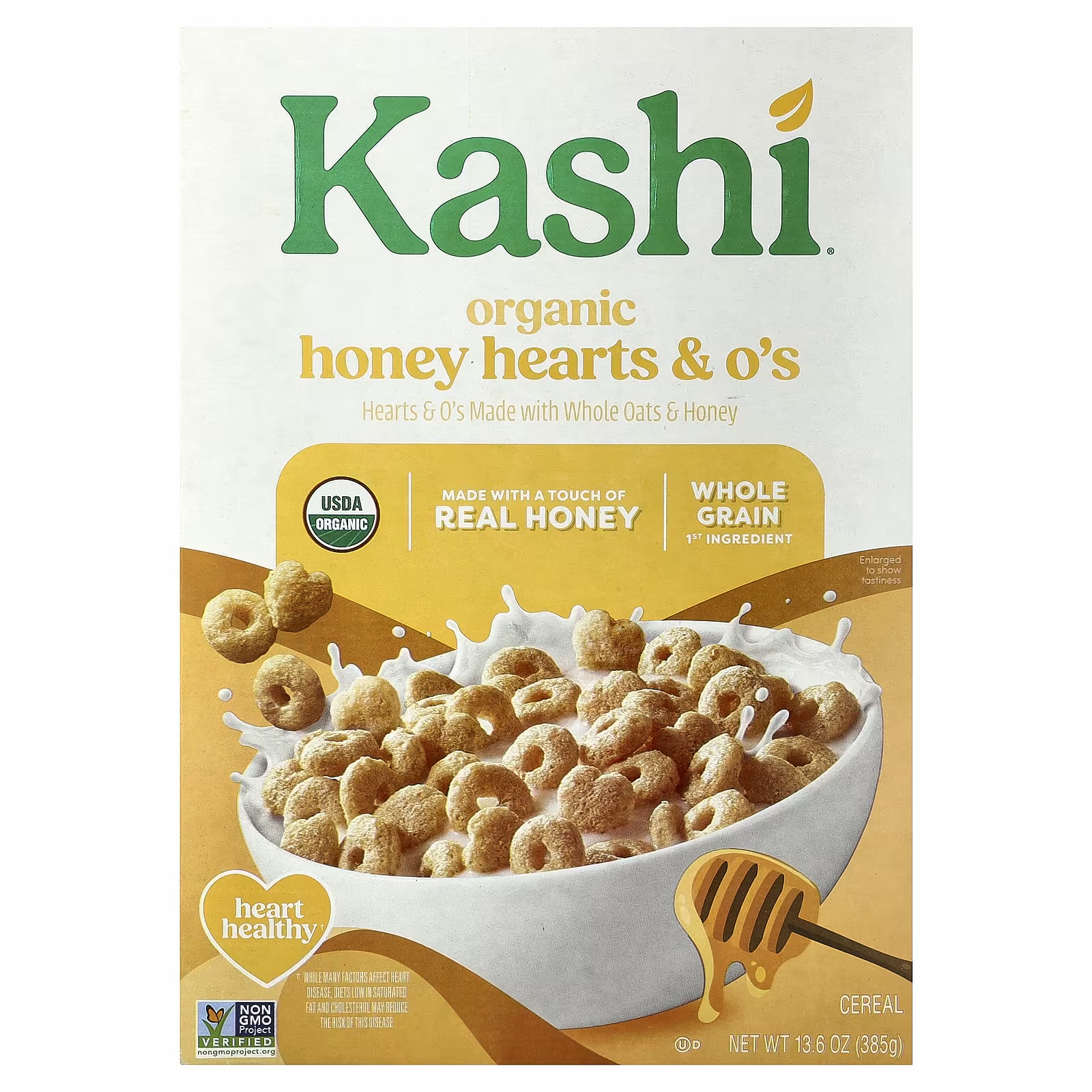 Kashi Organic Honey Hearts & O’s Cereal 13.6 oz