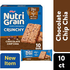 Nutri-Grain Crunchy Chocolate Chip Chia Bars 10 ct