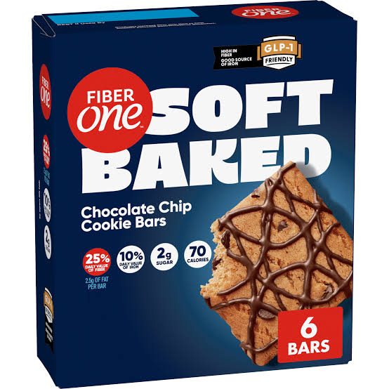 FiberOne Soft-Baked Chocolate Chip Cookie Brownies 5.34 oz