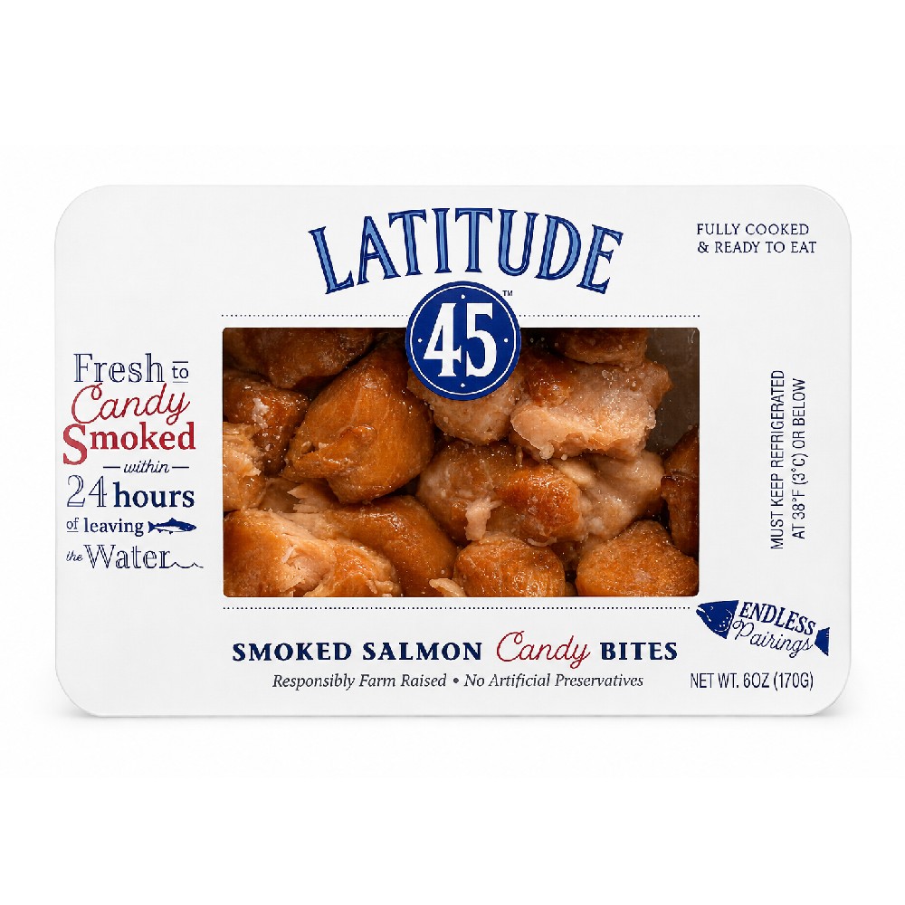 Latitude Smoked Salmon Candy Bites 6 oz