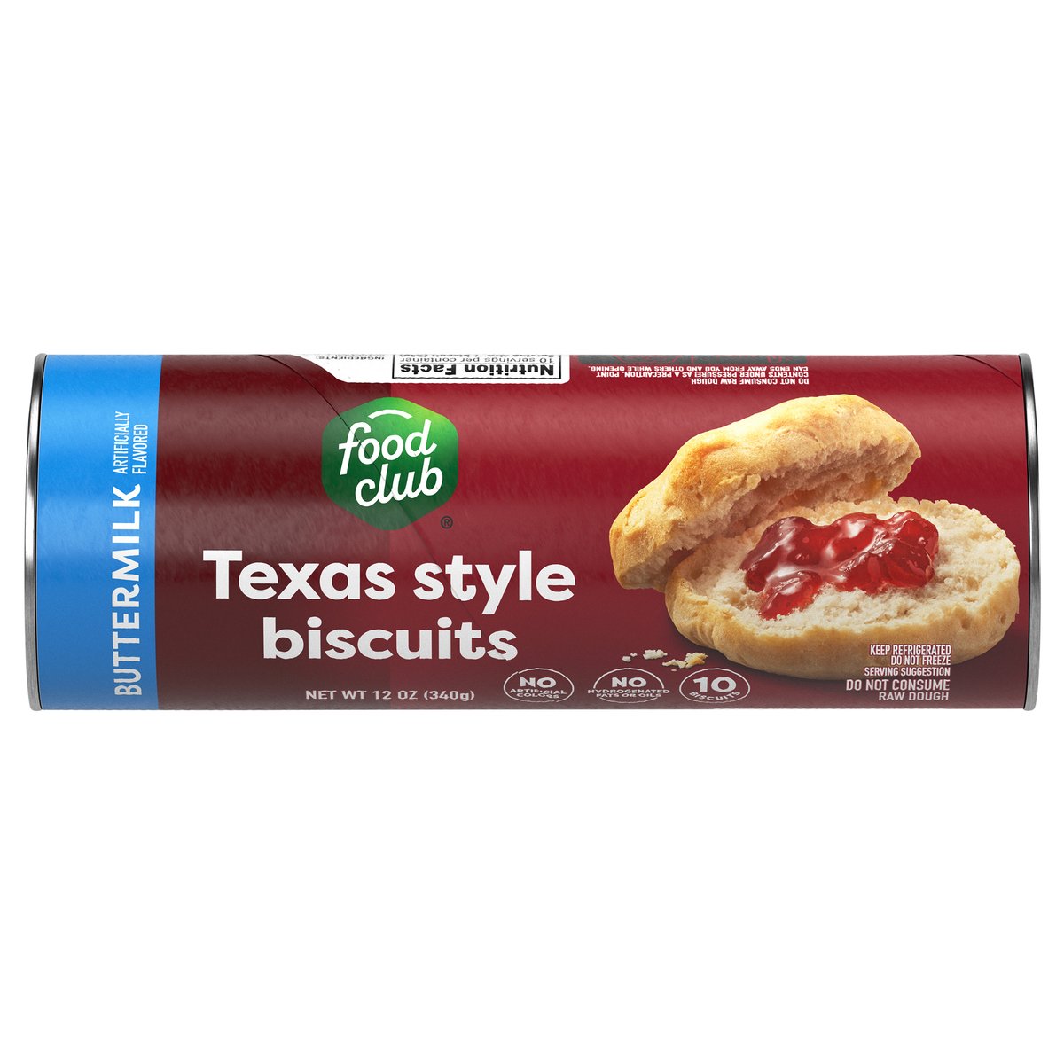 Food ClubTexas Style Biscuits 12 oz