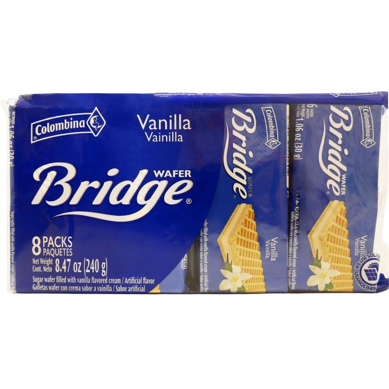 Colombina Wafers Cookies Bridge Vanilla 8.47 oz