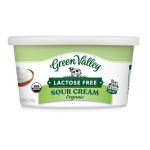 Organic Green Valley Lactose Free Sour Cream 12 oz