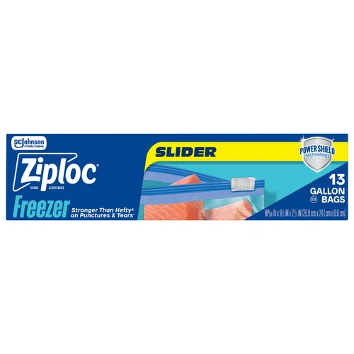 Ziploc Gallon Freezer Slider Bags 13 ct