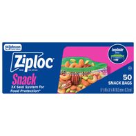 Ziploc Snack Bags 50 ct