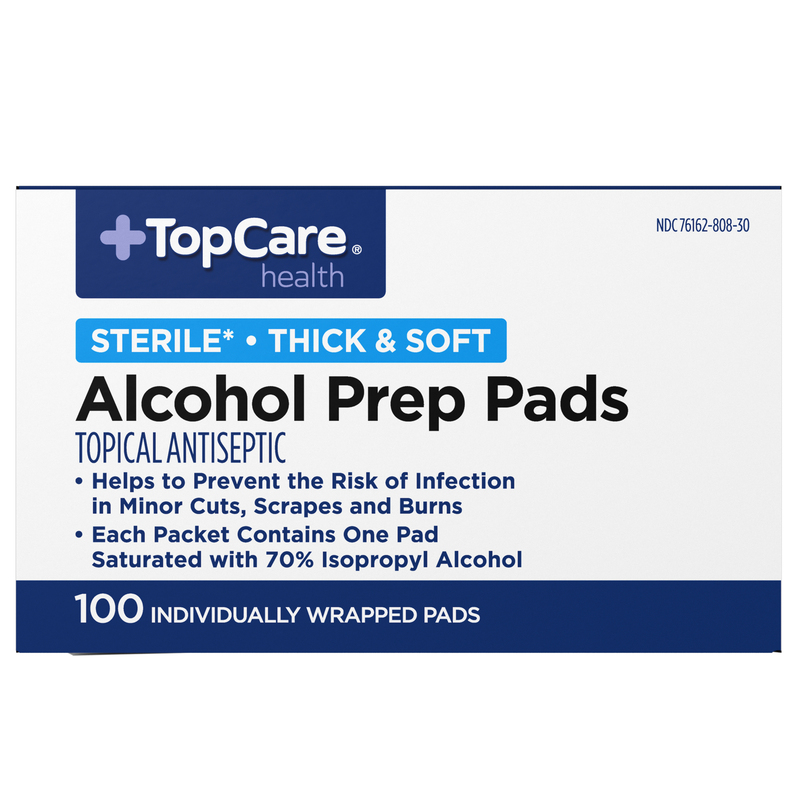 Top Care Alcohol Prep Pads 100 ct