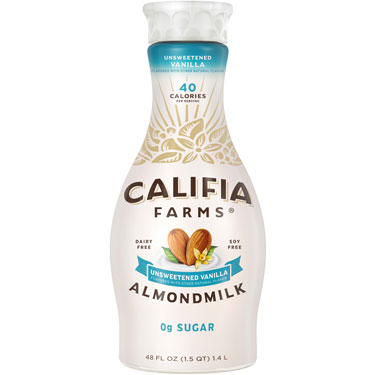 Califia Unsweetened Vanilla Almond Milk 48 oz