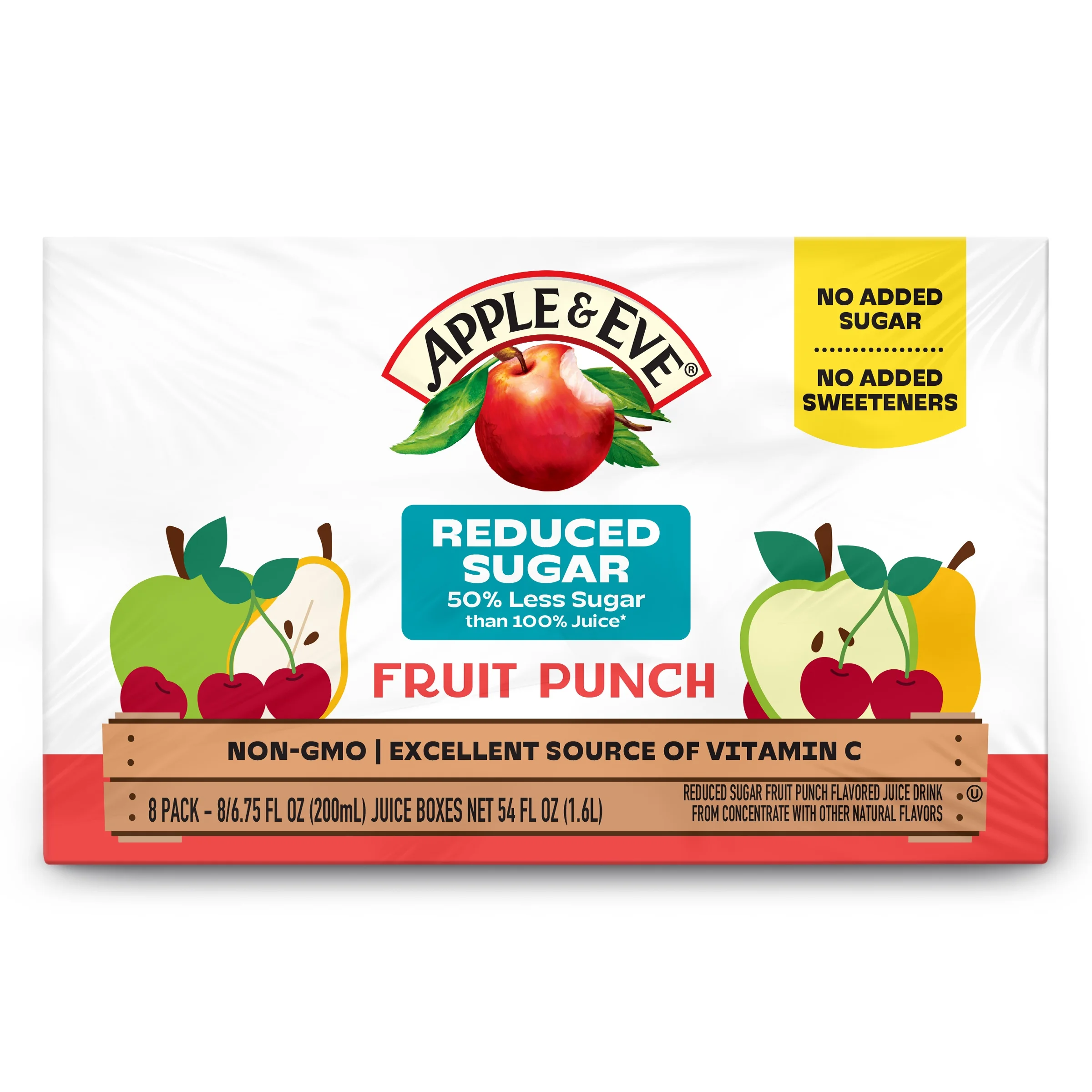 Apple & Eve 100% Juice Fruit Punch Reduced Sugar 8-6.75 oz