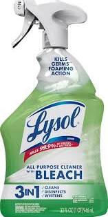 Lysol All-Purpose Cleaner with Bleach 3 in 1 32 oz