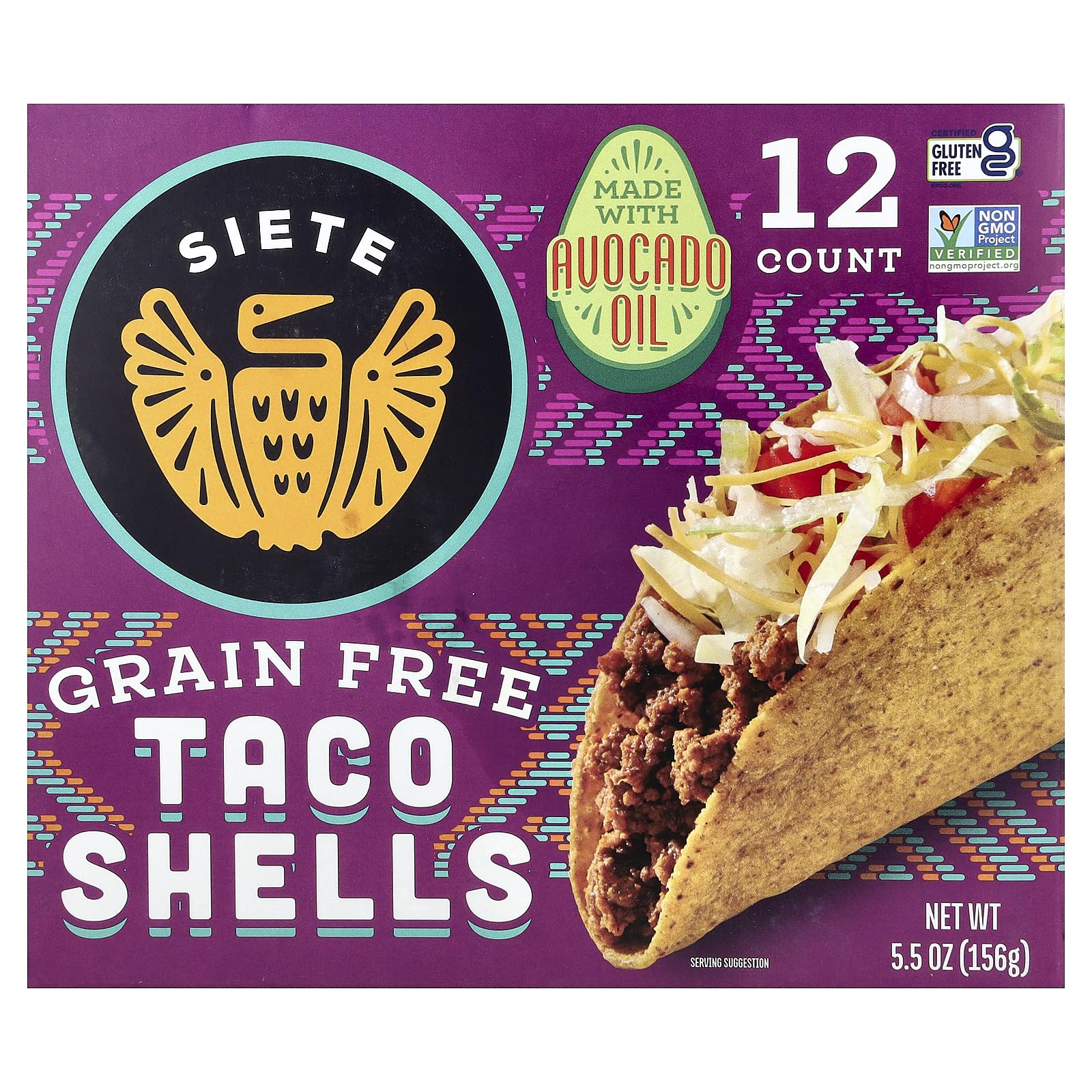Siete Grain Free Taco Shells 5.5 oz