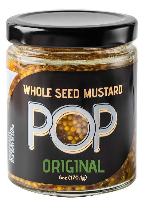 Pop Whole Seed Mustard Original 6 oz