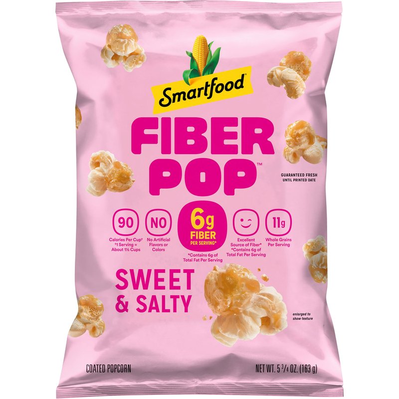 Smartfood Fiberpop Sweet and Salty Popcorn, 5.75 oz