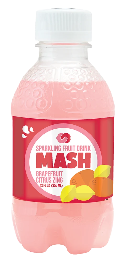 Sparkling Fruit Drink Mash Grapefruit 16 oz