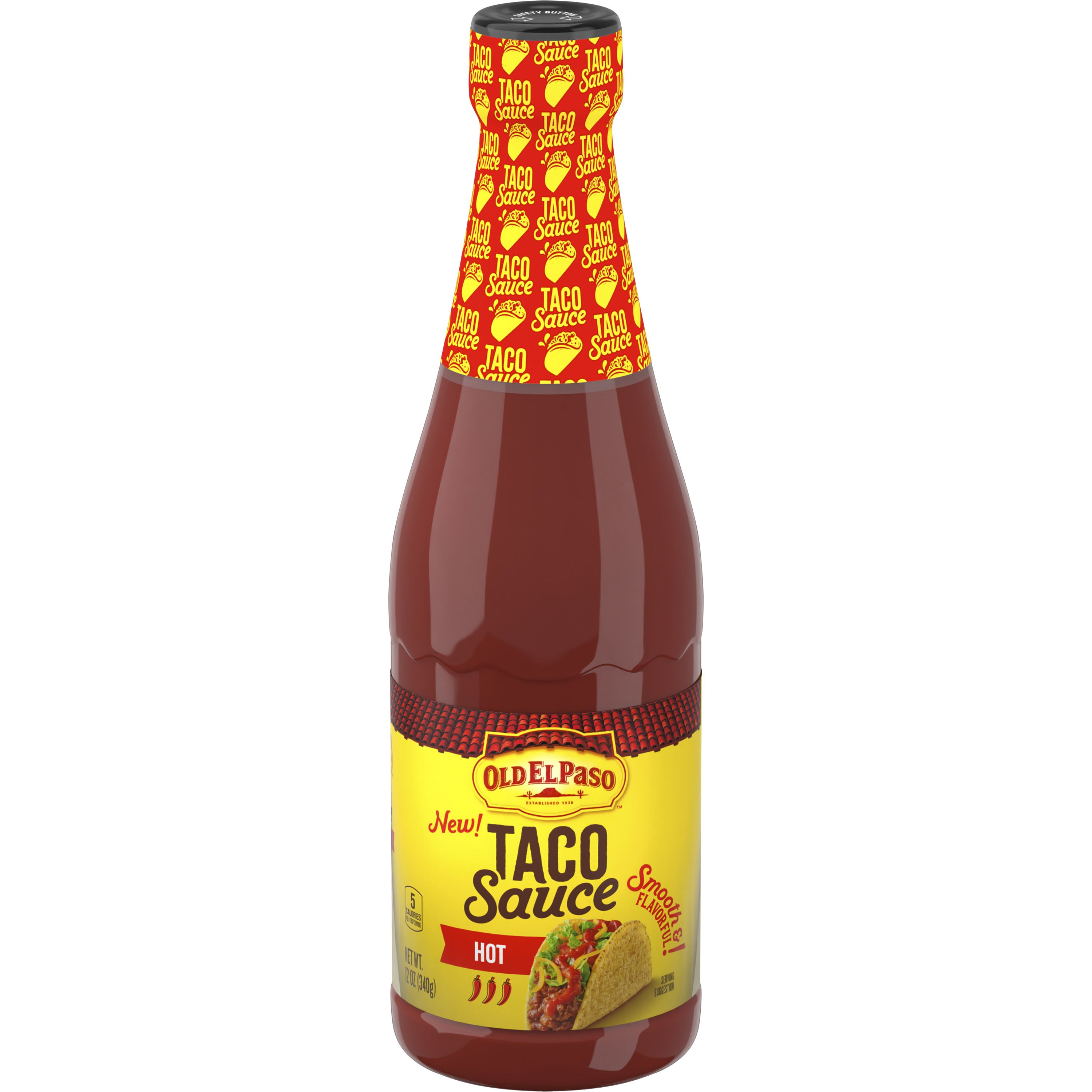 Old El Paso Taco And Enchilada Sauce Hot Meal Prep 12 oz