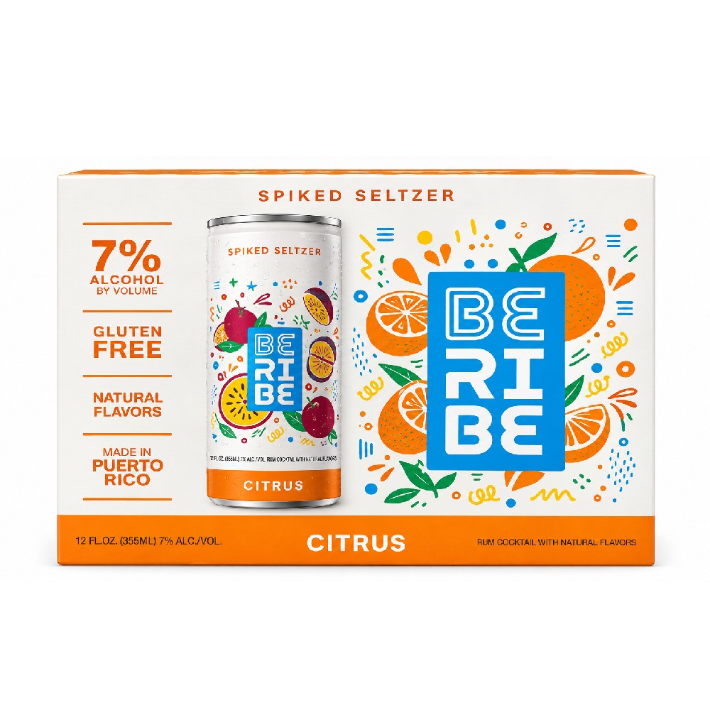Beribe Citrus Spiked Seltzer 6 - 12 oz