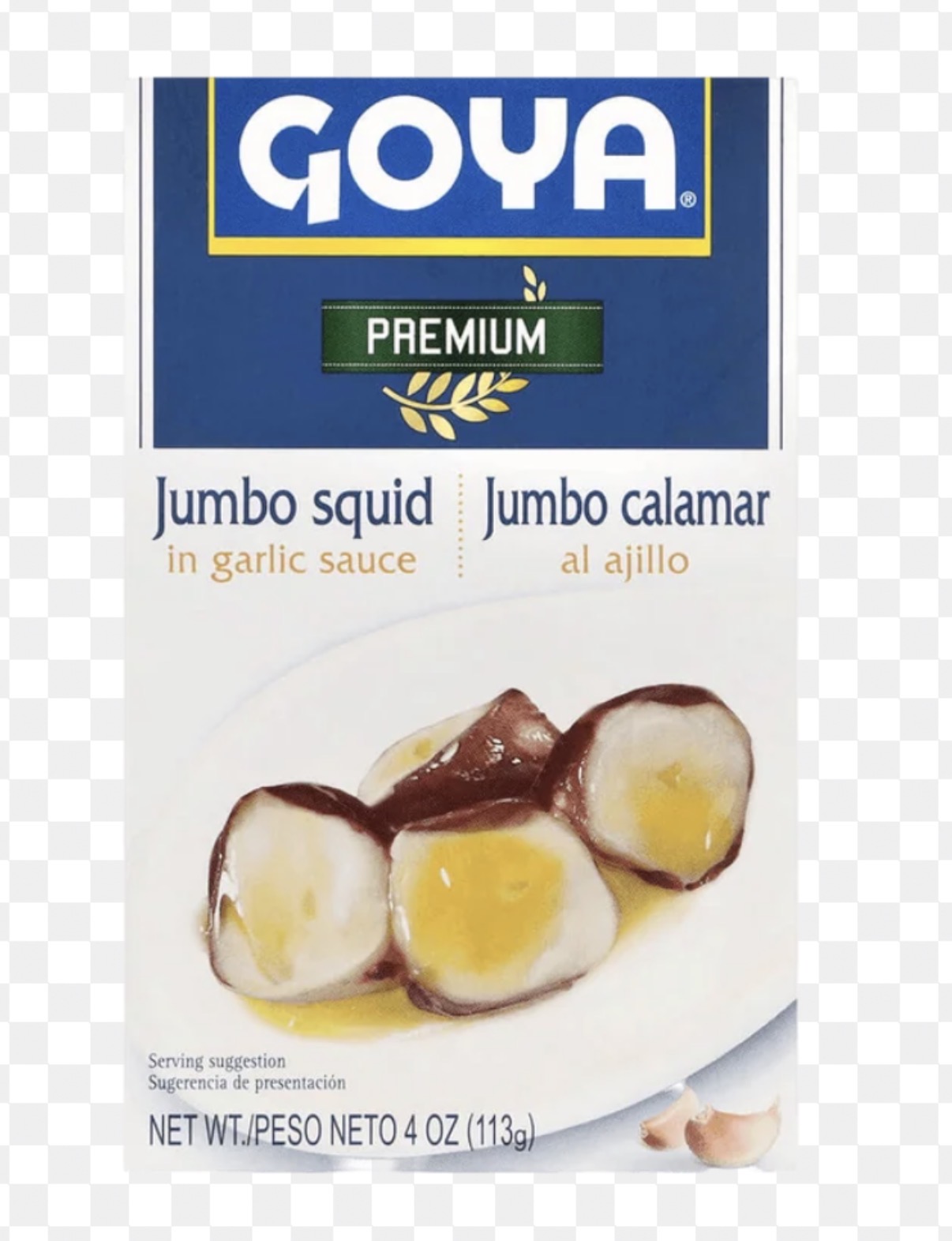 Goya Calamar Jumbo al Ajillo 4 oz