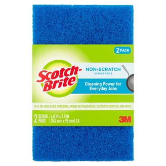 Scotch-Brite No-Scratch Multi Purpose Sponge Pads 2 ct