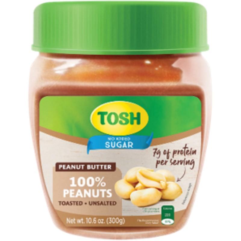 Tosh Peanut Butter No Sugar Added 10.5 oz