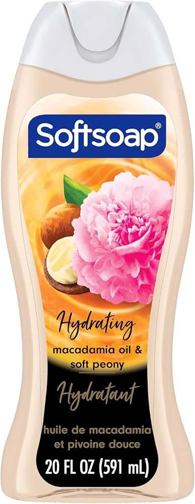 Soft Soap Exfoliating Scrub Hydrating Macadamia Oil & Soft Peony 20 oz