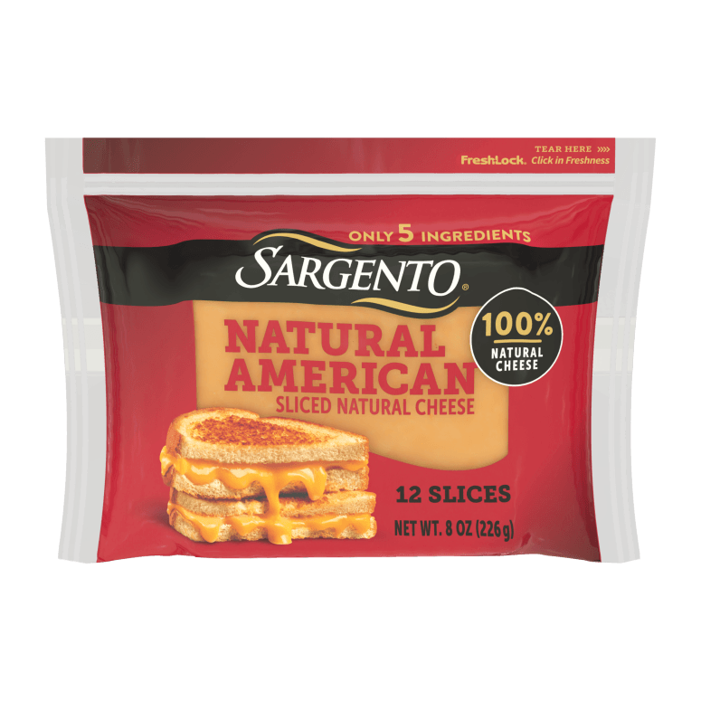 Sargento Natural American Sliced Natural Cheese 12 ct