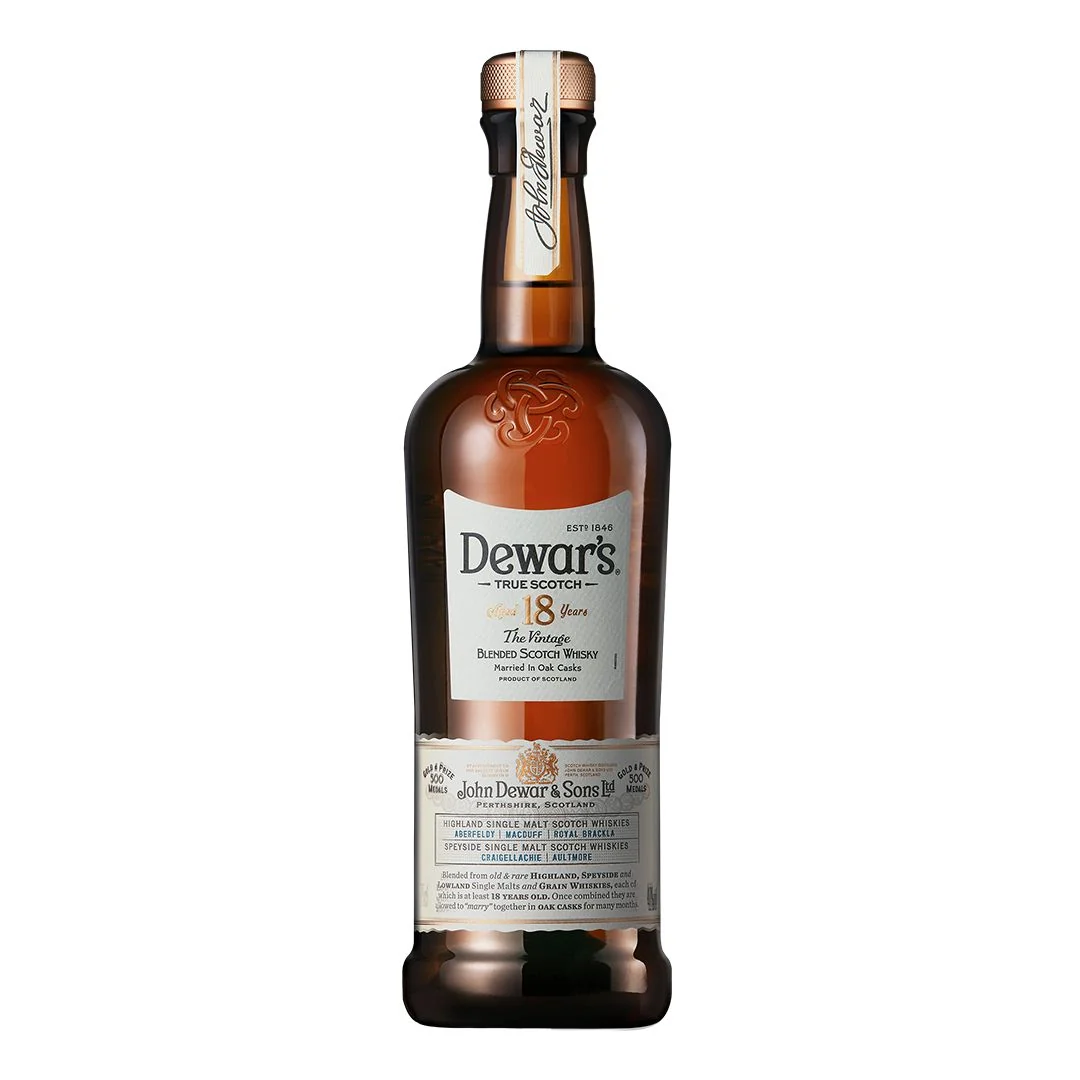 Dewar's 18 Years Blended Scotch Whiskey 750 ml