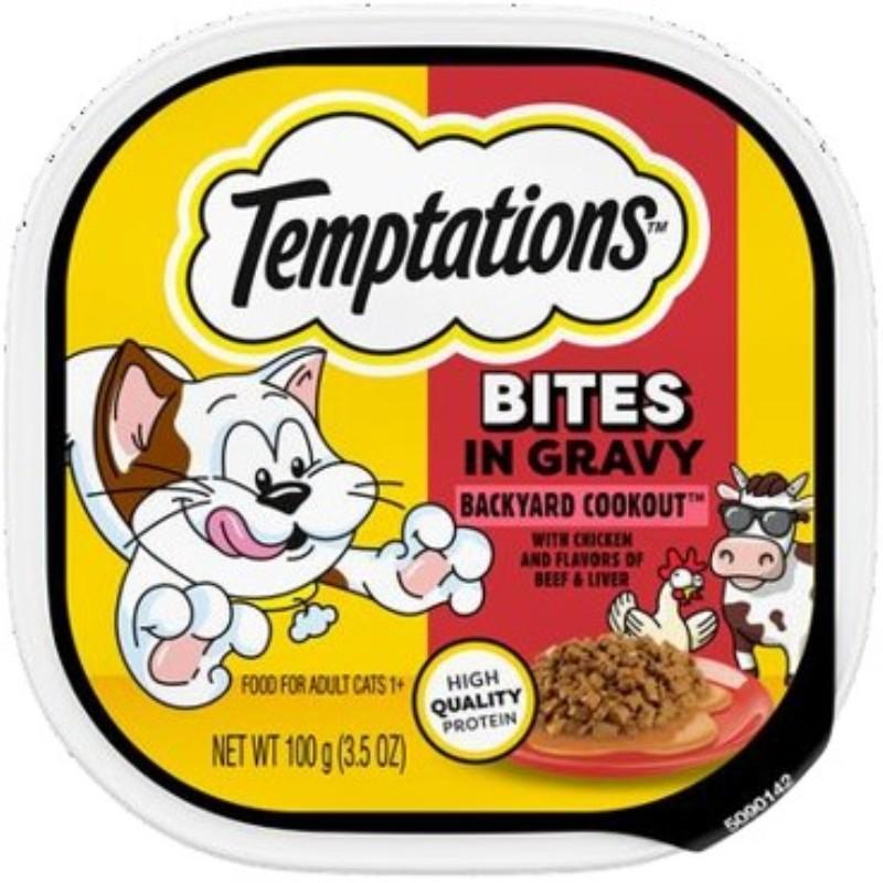 Temptations Bites In Gravy Backyard Cookout 3.5 oz