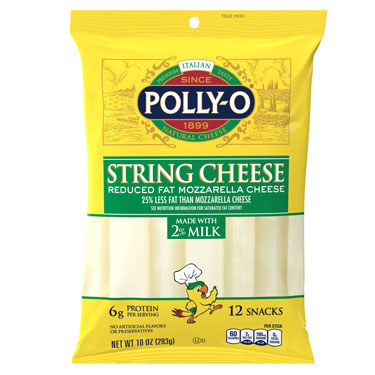 Polly-O Reduced Fat Mozzarella String Cheese 12 ct