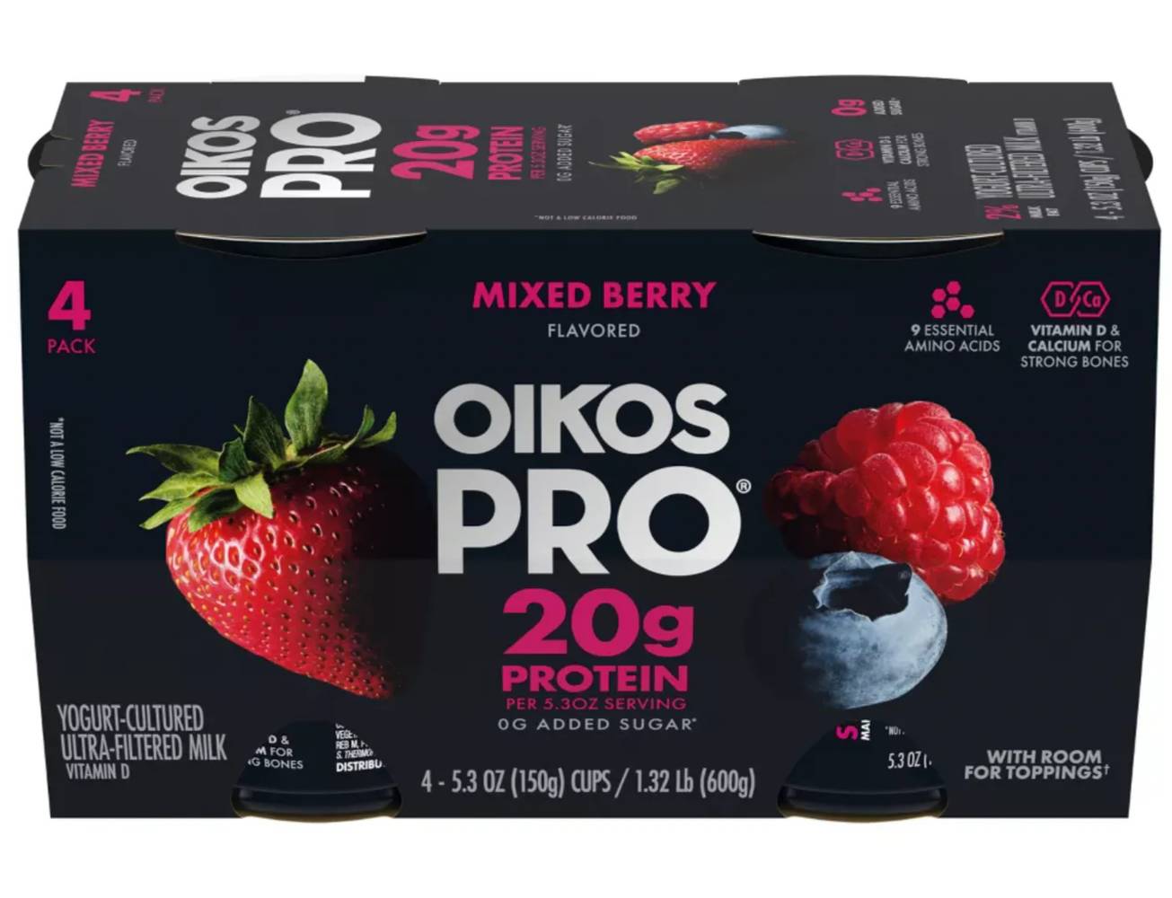 Dannon Oikos PRO Yogurt Mixed Berry 4-5.3 oz